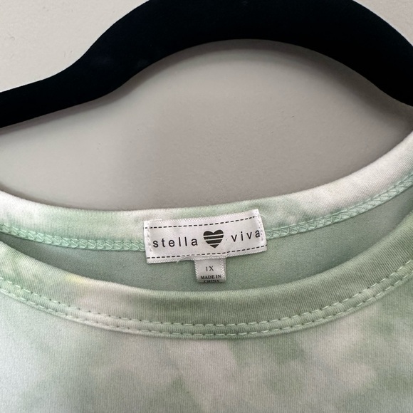 Stella Viva, XL, Green and White Tye Dye - Picture 2 of 3